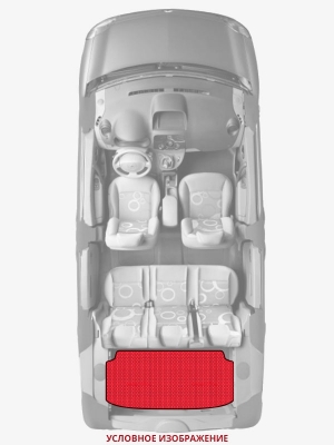 ЭВА коврики «Queen Lux» багажник для Citroen Grand C4 Picasso (1G)